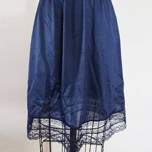 dark blue vintage petticoat
